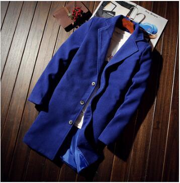 Slim Mid-Length Wool Coat