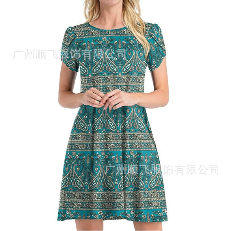 Printed Pocket Dress