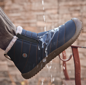 Waterproof Winter Boots, Fleece Lined Short Boots for Men