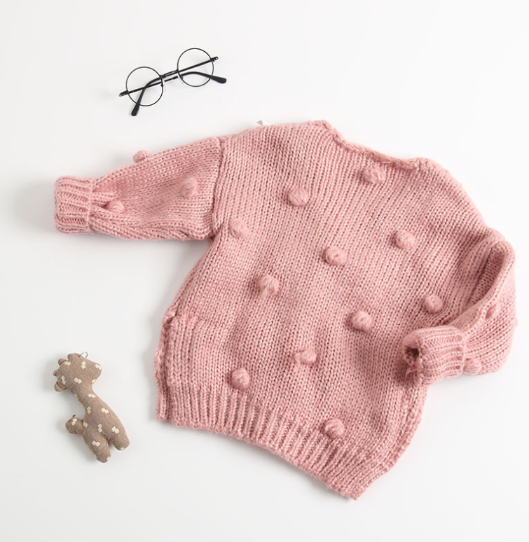 Kids' Bobble Knit Cardigan
