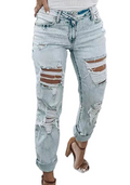 Ripped Denim Pants