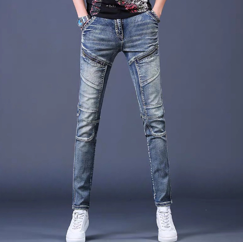 Slim Stitched Jeans