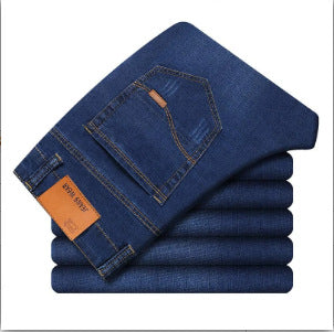 Black Slim Straight Jeans