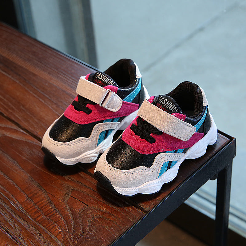 Kids' Breathable Strap Trainers