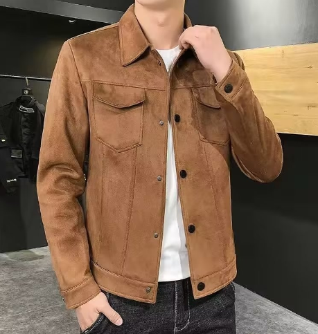 Multi-Pocket Short Wool Coat