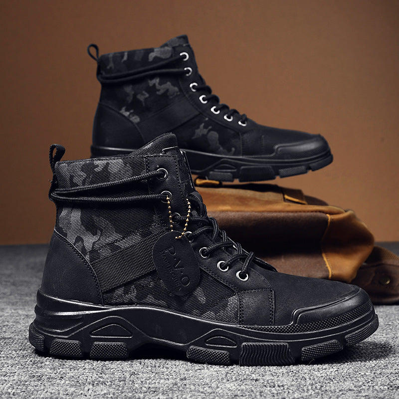 Men's Camo Hiking Sneakers