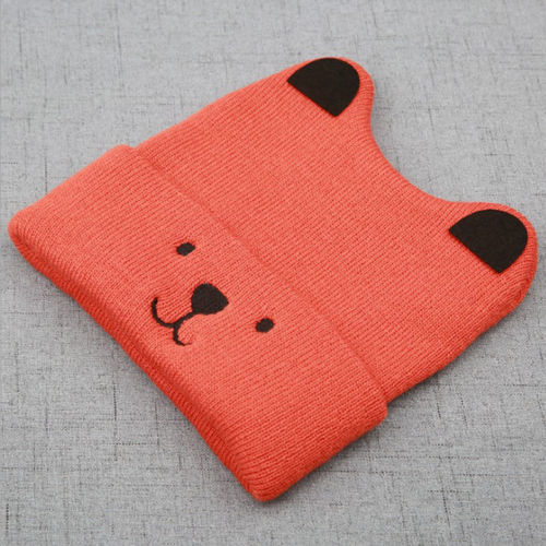 Kids' Bear Ear Knit Beanie