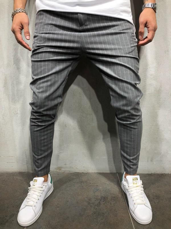 Striped Colorblock Pants