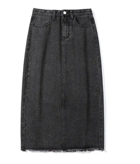 Statement Denim Skirt