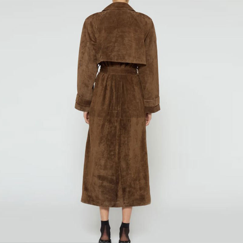 Double Collar Long Coat