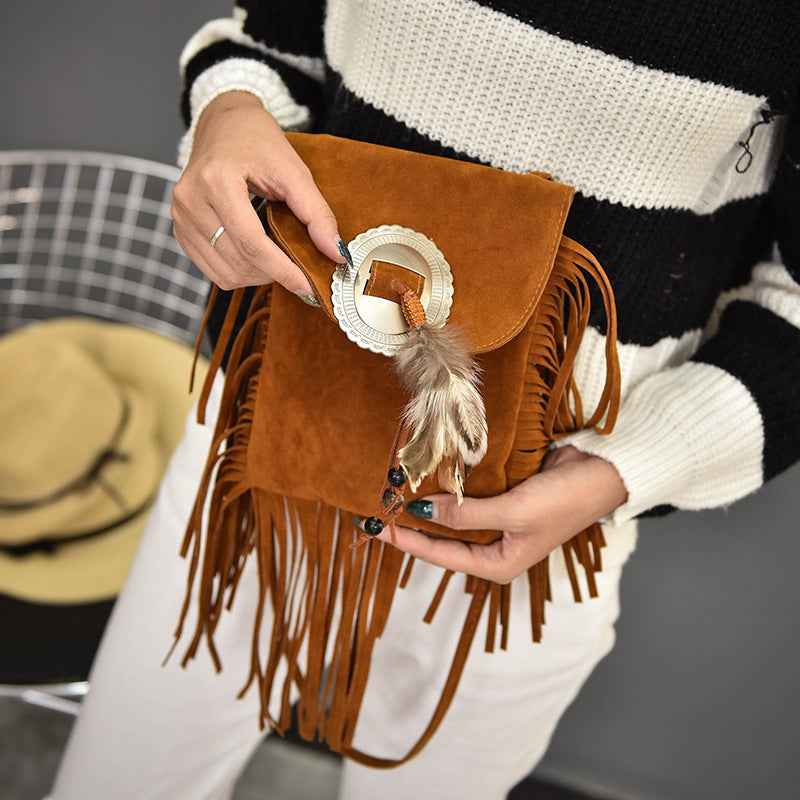 Boho Tassel Messenger Bag