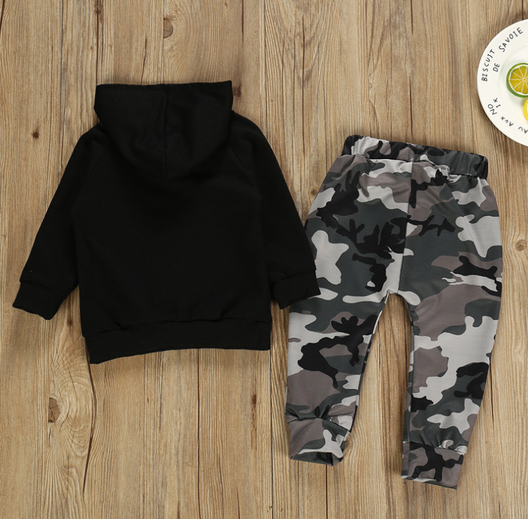 Kids' Camo Hoodie Set