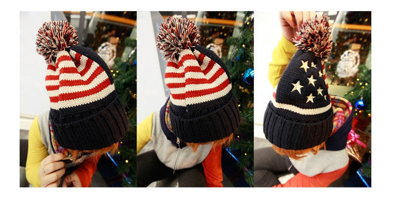 Kids' Knit Pom Beanie