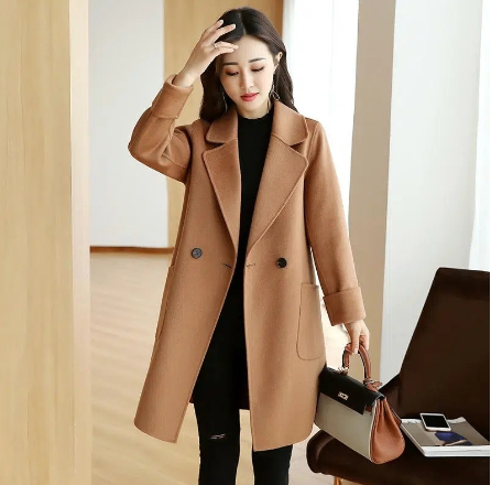 Slim Wool Midi Coat