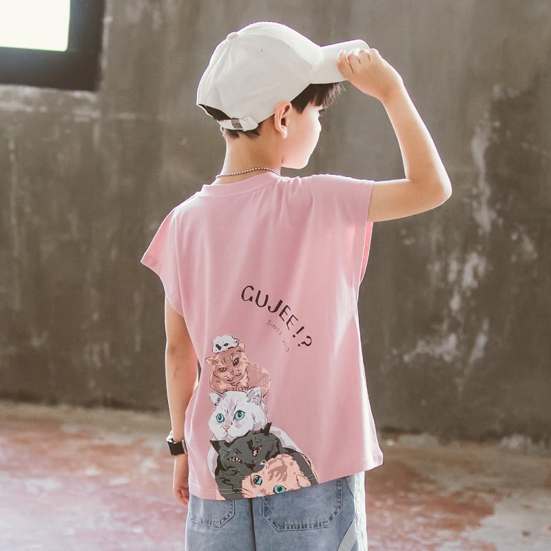 Boys' Cartoon Print Shirt