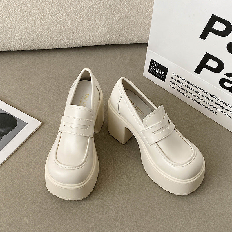 Platform Heeled Loafers