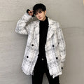 Frayed Double-Breasted Jacket