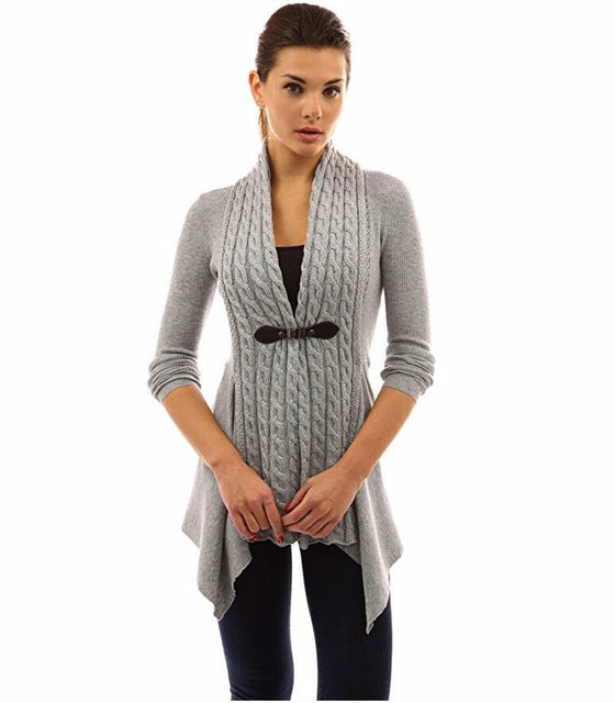 Belted Sweater Coat
