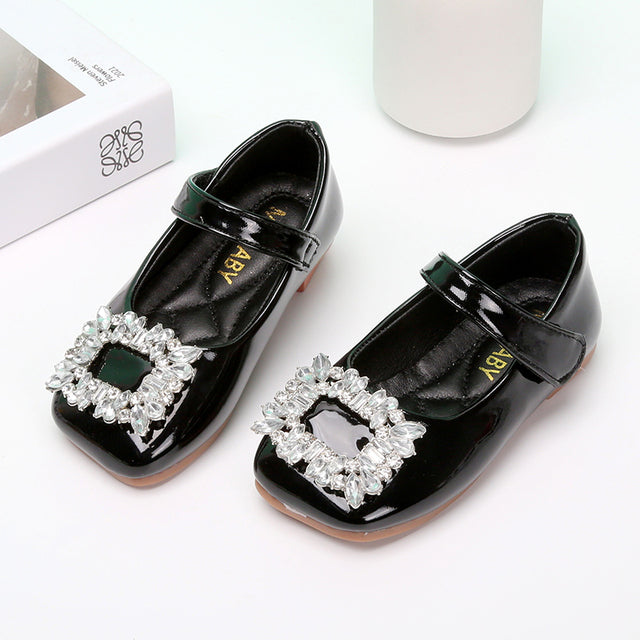 Girls' Jewel Buckle Mary Janes