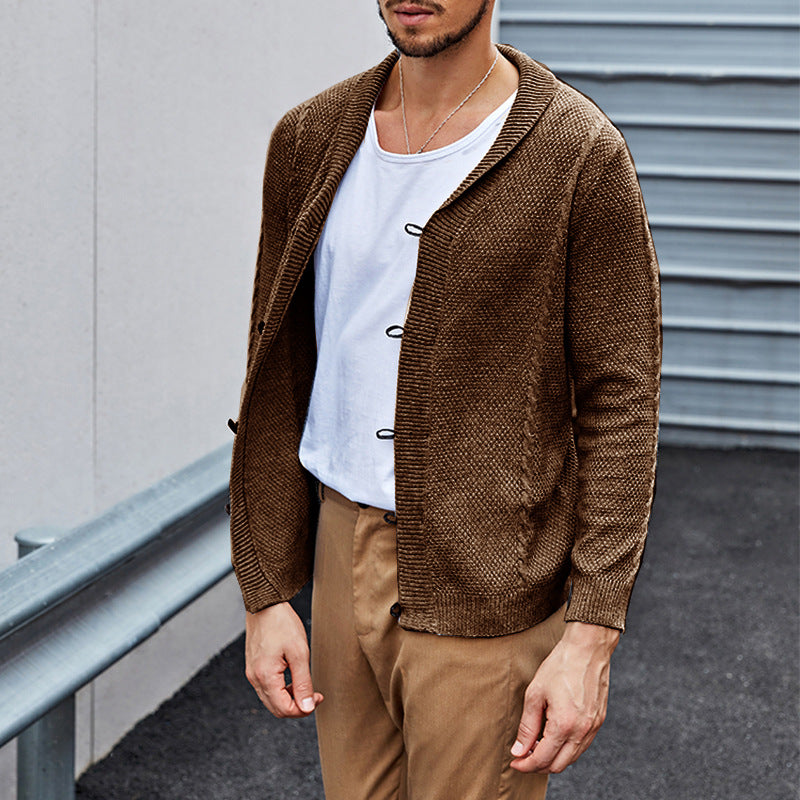 Slim Button Cardigan