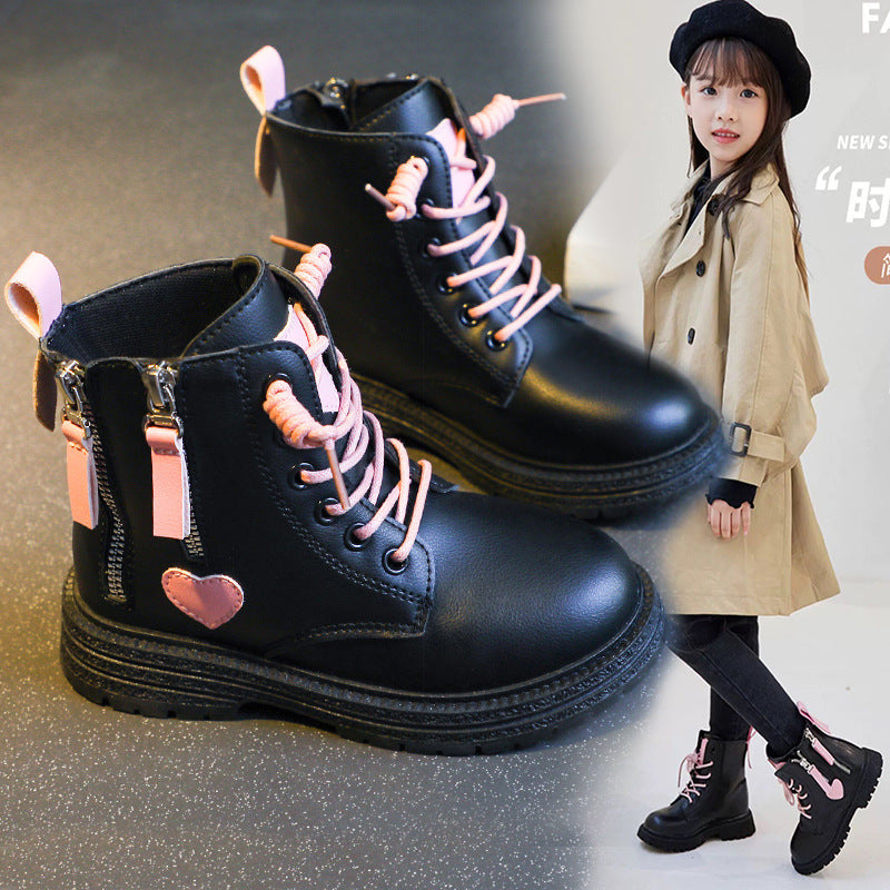 2023 Winter Girls' Martin Boots - Warm Cotton Short Boots