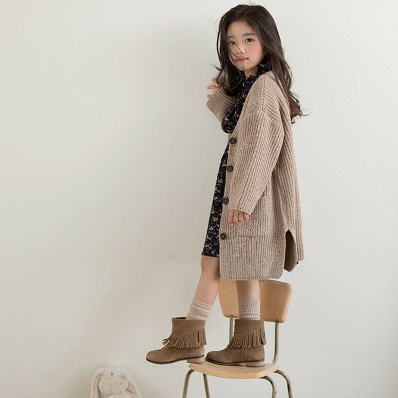 Girls' Knit Cardigan