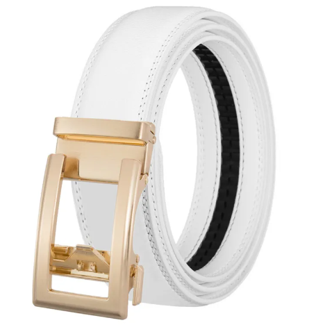 Men's Automatic Buckle Leather Belt