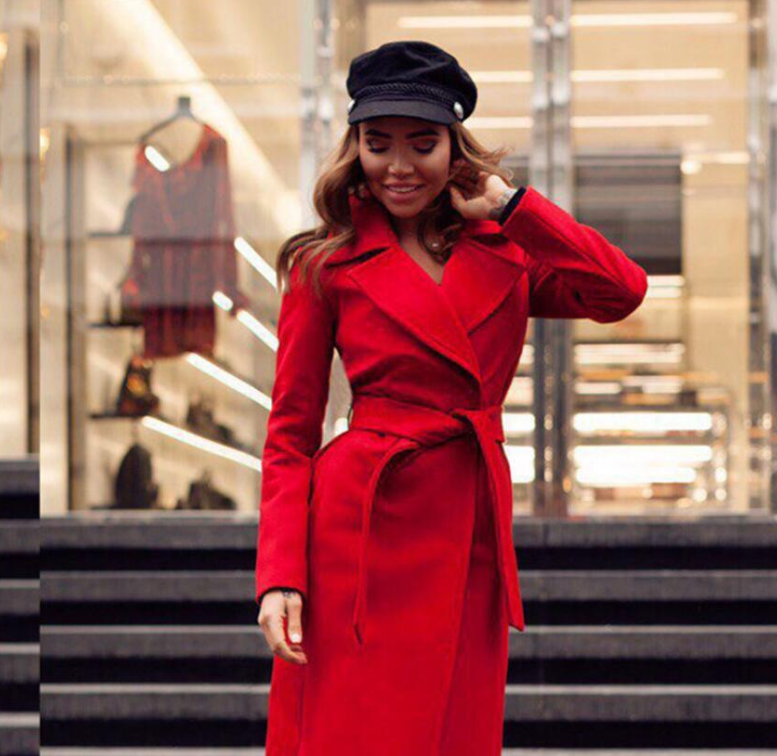 Slim Wool Midi Coat