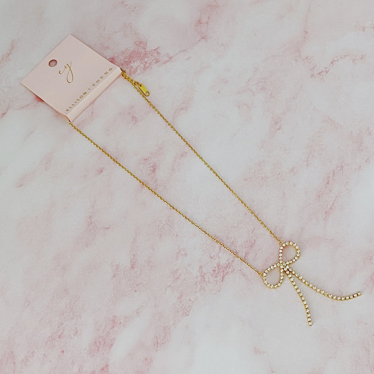 Shine Bow Necklace