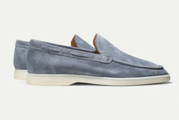 Men's Unlined Suede Loafers