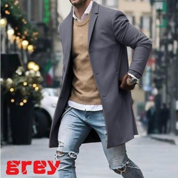 Slim Fit Wool Overcoat