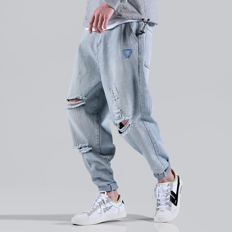 Loose Ripped Jeans