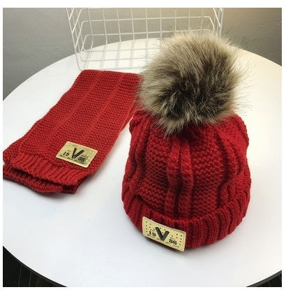 Kids' Fleece Hat & Scarf Set