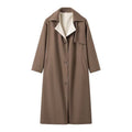 Long Wool Wrap Coat