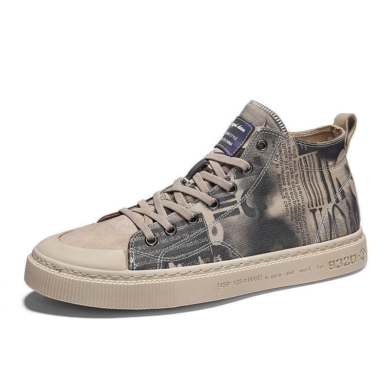 Stylish High-Top Canvas Sneakers for Men (2020)