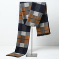 Men's Plaid Cashmere-Feel Scarf