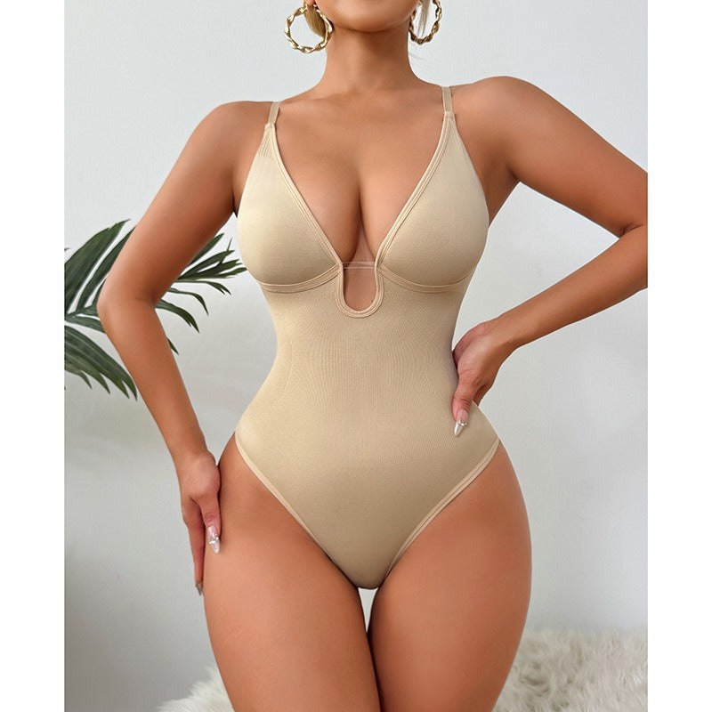 Deep V Sculpting Bodysuit