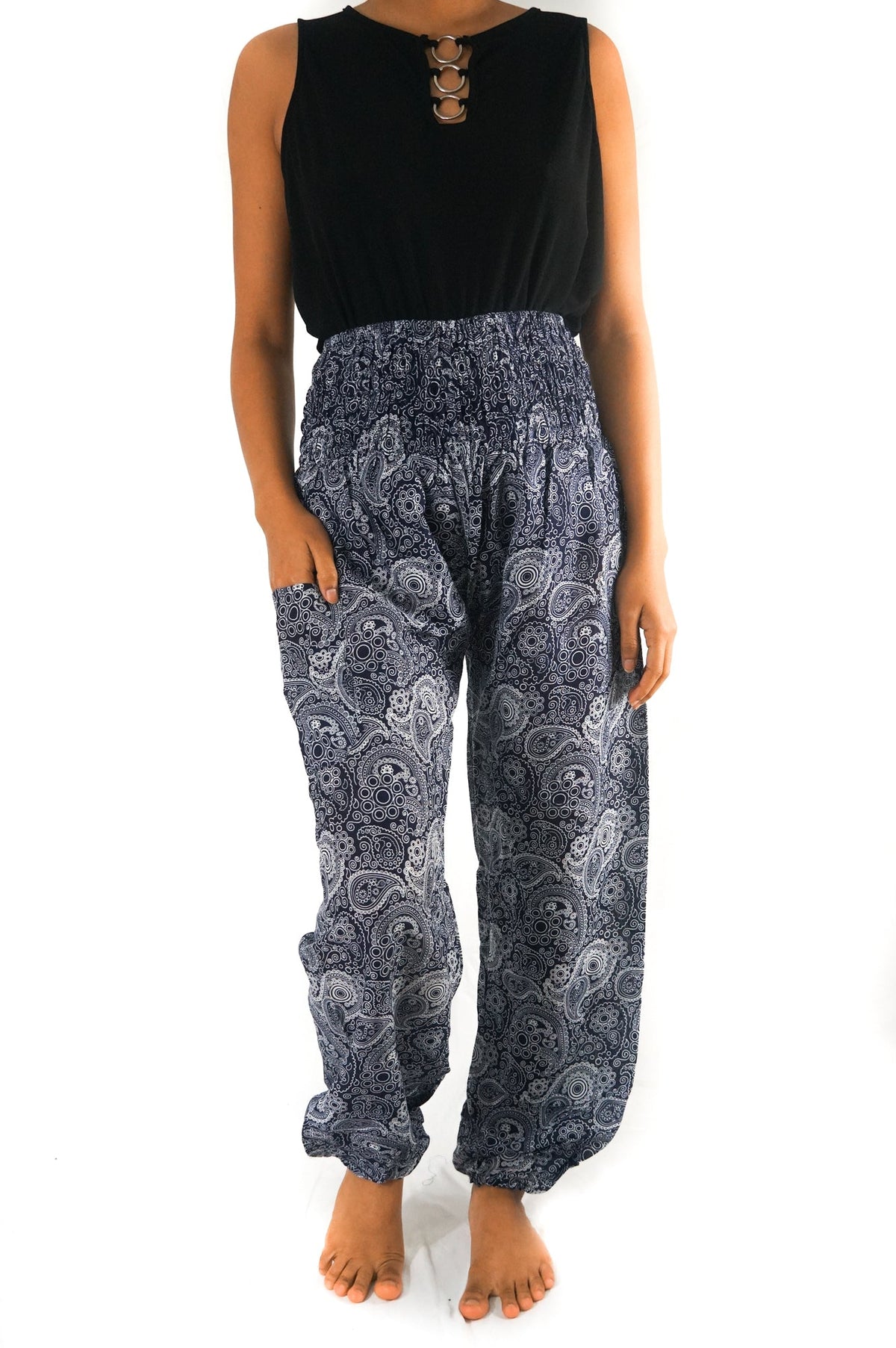 Boho Paisley Yoga Pants