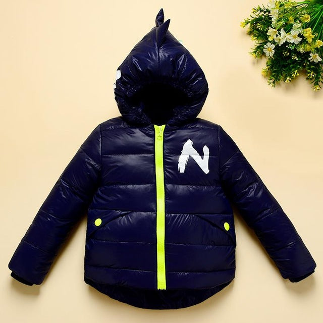 Kids' Dinosaur Puffer Coat