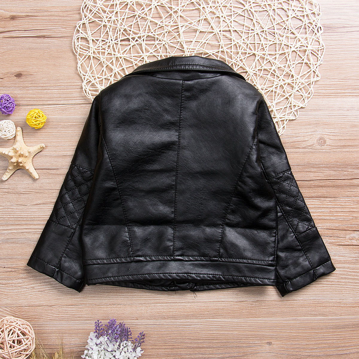 Boys' Faux Leather Jacket