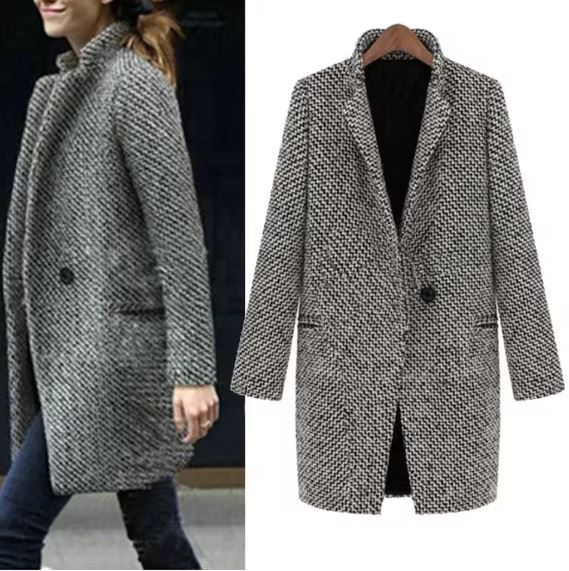 Slim Wool Coat