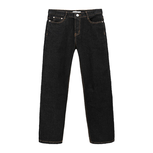 Black Straight Leg Jeans