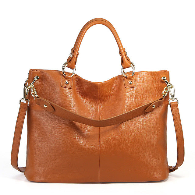Retro Cowhide Tote