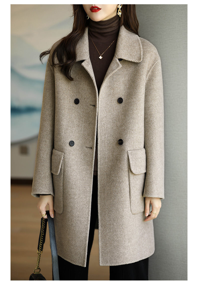 Mid-Length Wool Coat