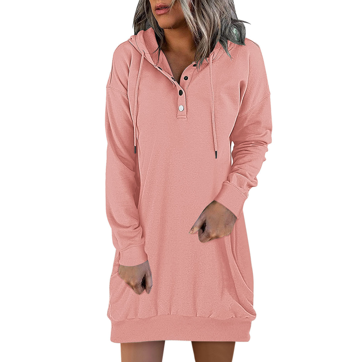 Drawstring Hooded Sweater