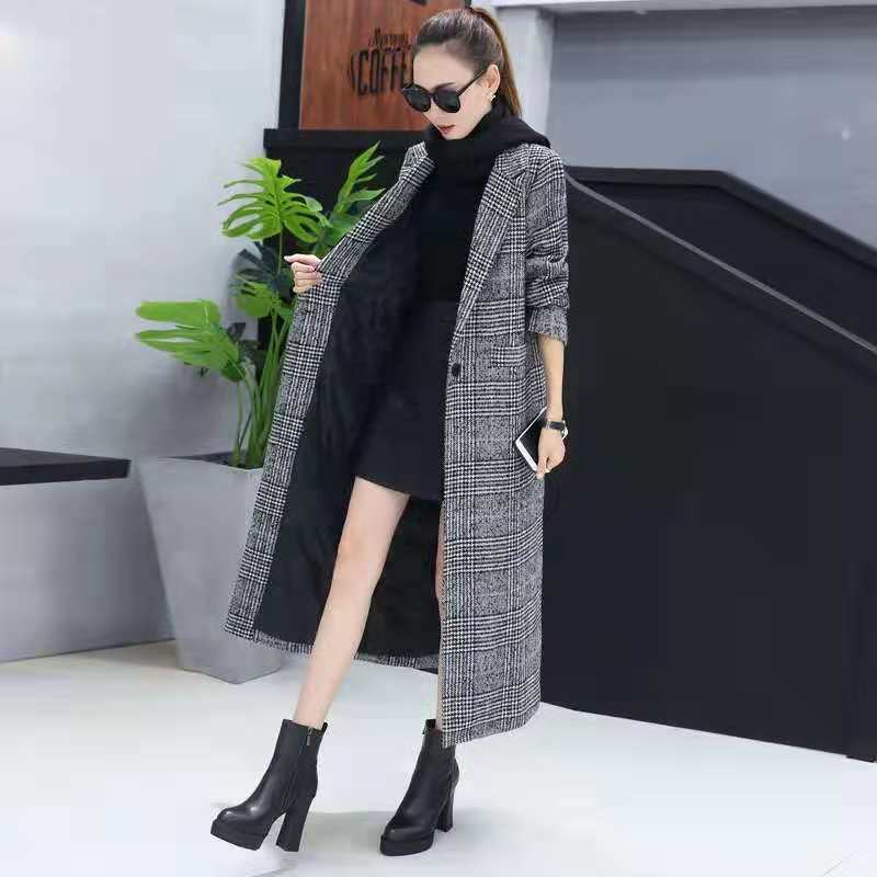 Over-the-Knee Wool Coat