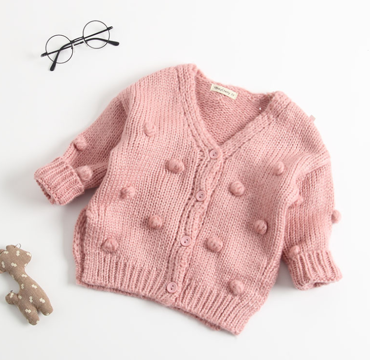 Kids' Bobble Knit Cardigan