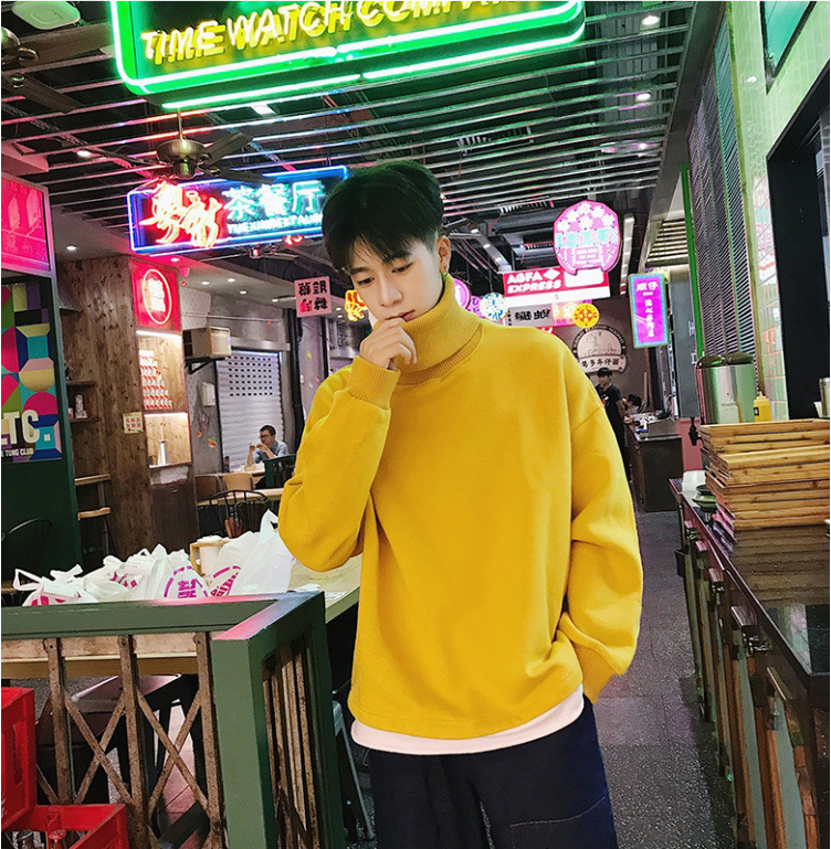 Fleece High Neck Hoodie