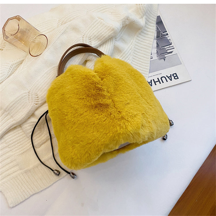 Plush Bucket Bag