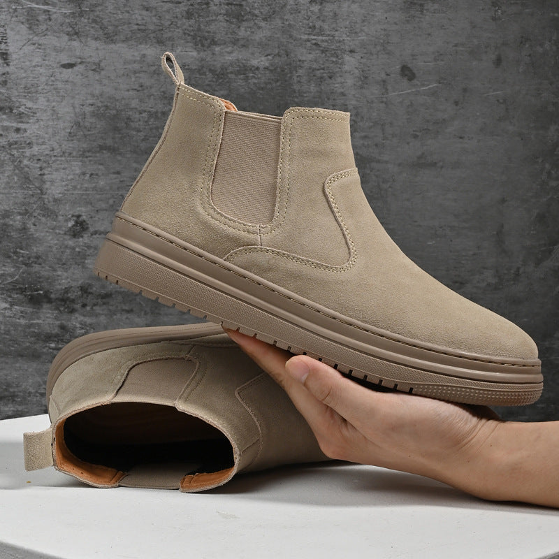 2024 Autumn/Winter Men's Leather Chelsea Boots